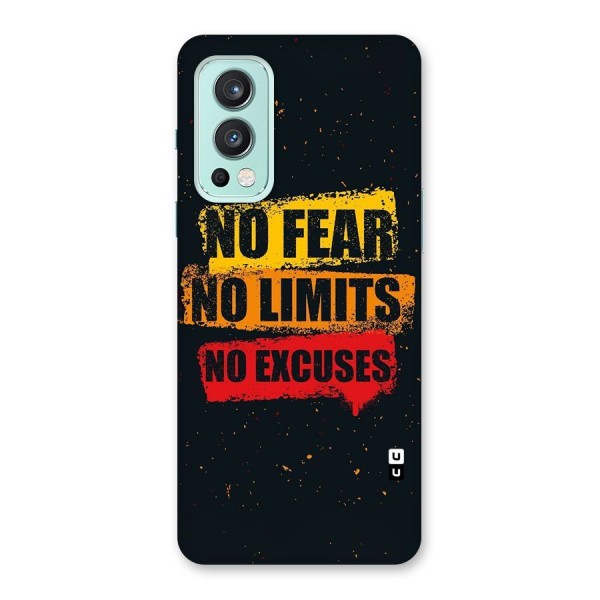No Fear No Limits Back Case for OnePlus Nord 2 5G