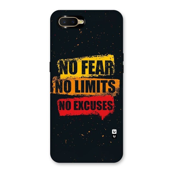 No Fear No Limits Back Case for Oppo K1