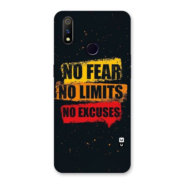 No Fear No Limits Back Case for Realme 3 Pro