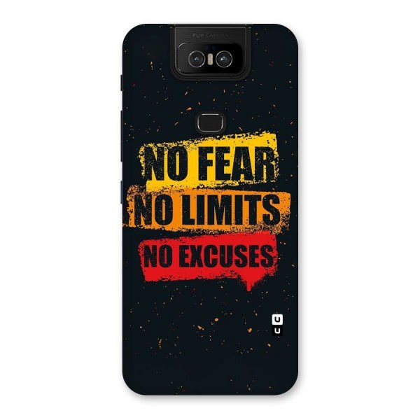 No Fear No Limits Back Case for Zenfone 6z