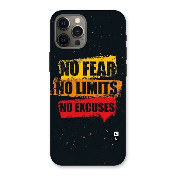 No Fear No Limits Back Case for iPhone 12 Pro Max