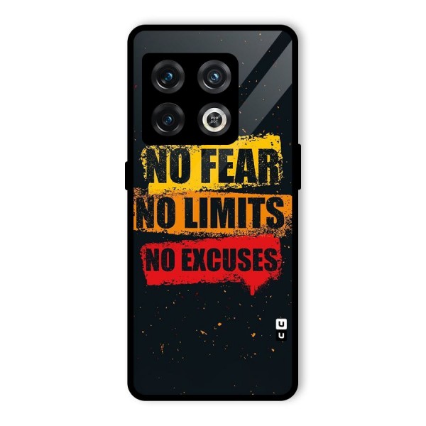No Fear No Limits Glass Back Case for OnePlus 10 Pro 5G