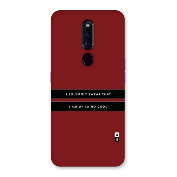 No Good Swear Back Case for Oppo F11 Pro