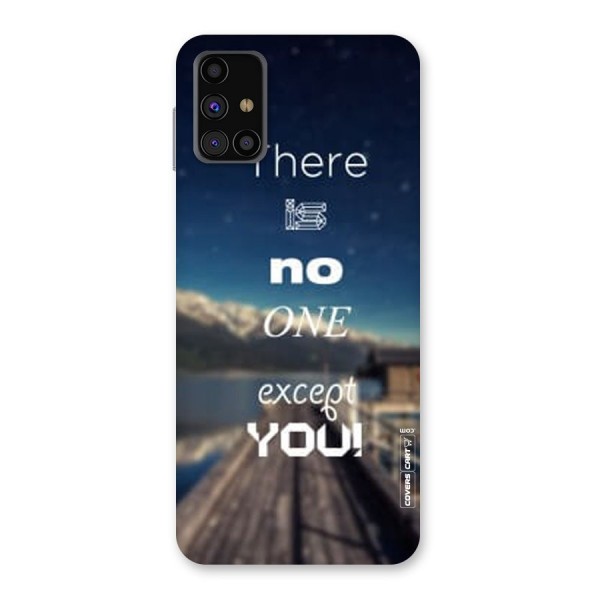No One But You Back Case for Galaxy M31s