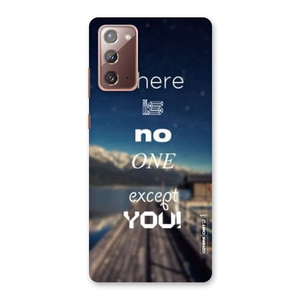 No One But You Back Case for Galaxy Note 20