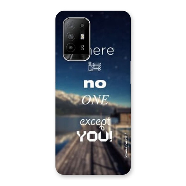 No One But You Back Case for Oppo F19 Pro Plus 5G