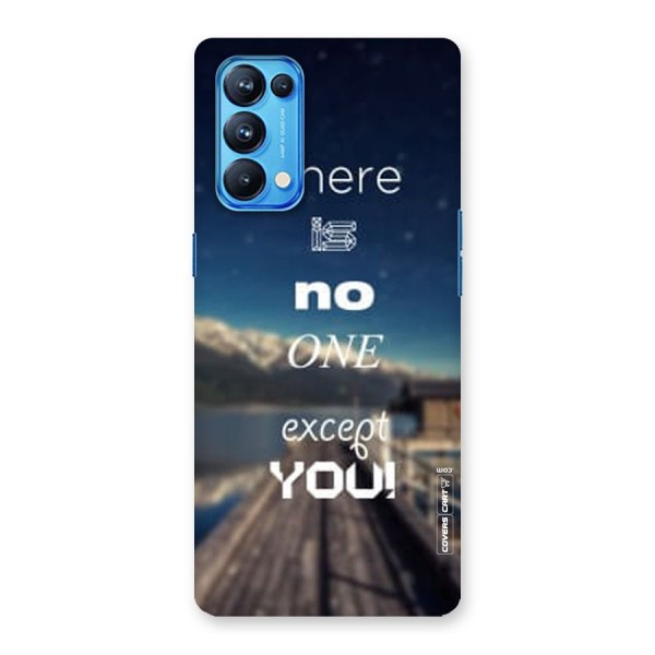 No One But You Back Case for Oppo Reno5 Pro 5G