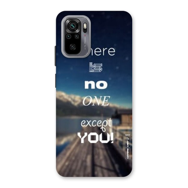 No One But You Back Case for Redmi Note 10