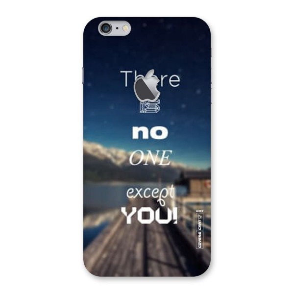 No One But You Back Case for iPhone 6 Plus 6S Plus Logo Cut