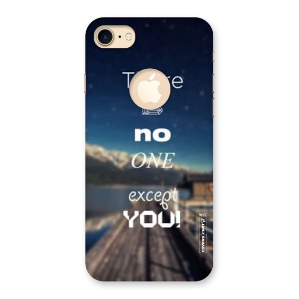 No One But You Back Case for iPhone 8 Logo Cut