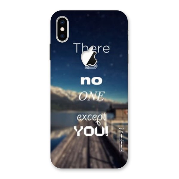 No One But You Back Case for iPhone XS Max Apple Cut