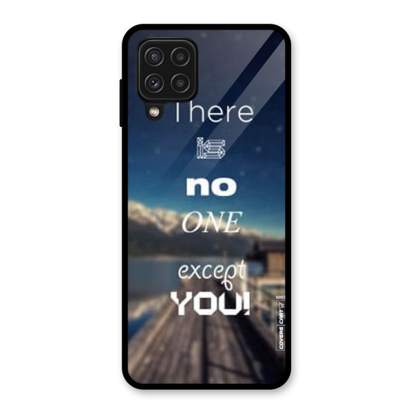 No One But You Glass Back Case for Galaxy A22 4G