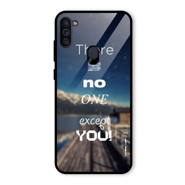 No One But You Glass Back Case for Galaxy M11