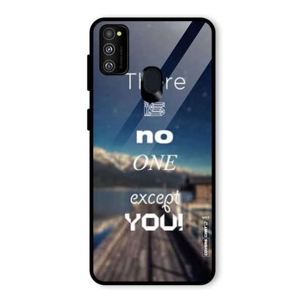 No One But You Glass Back Case for Galaxy M21