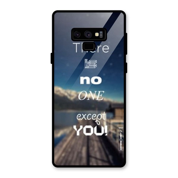 No One But You Glass Back Case for Galaxy Note 9
