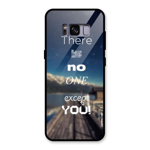 No One But You Glass Back Case for Galaxy S8