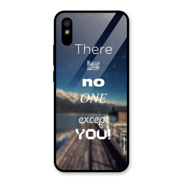 No One But You Glass Back Case for Redmi 9A