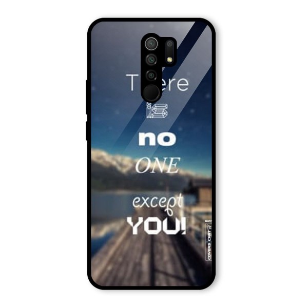 No One But You Glass Back Case for Redmi 9 Prime