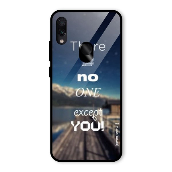 No One But You Glass Back Case for Redmi Note 7