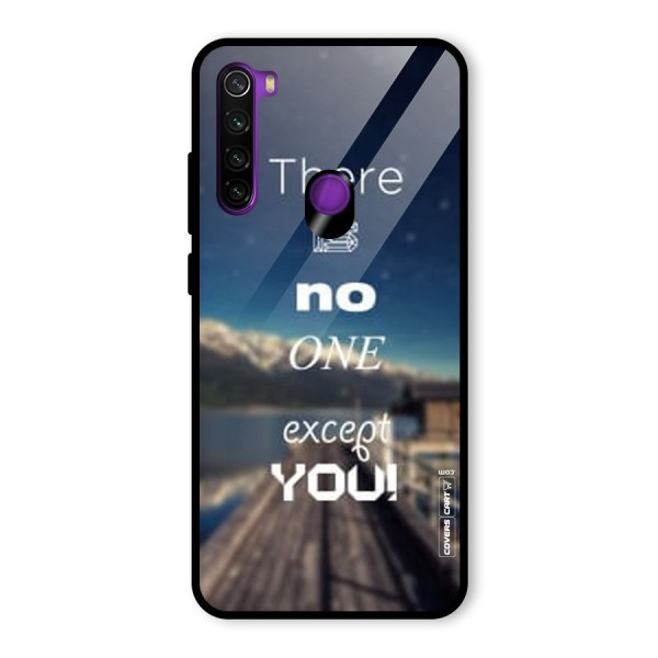 No One But You Glass Back Case for Redmi Note 8