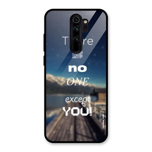 No One But You Glass Back Case for Redmi Note 8 Pro