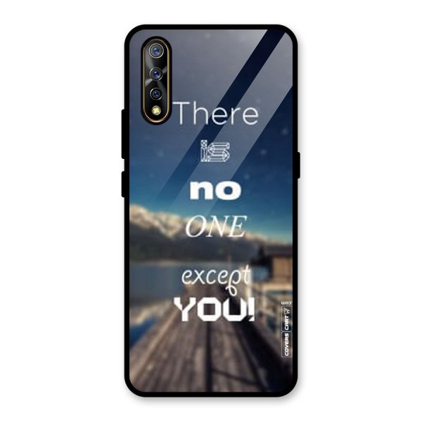No One But You Glass Back Case for Vivo Z1x
