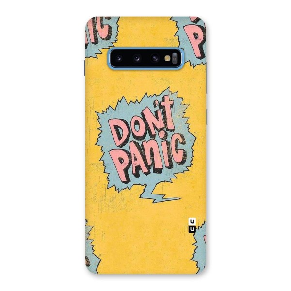 No Panic Back Case for Galaxy S10 Plus