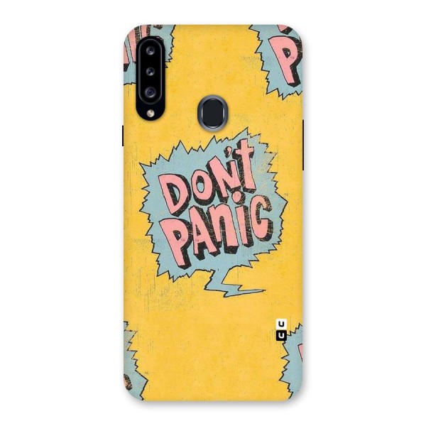 No Panic Back Case for Samsung Galaxy A20s