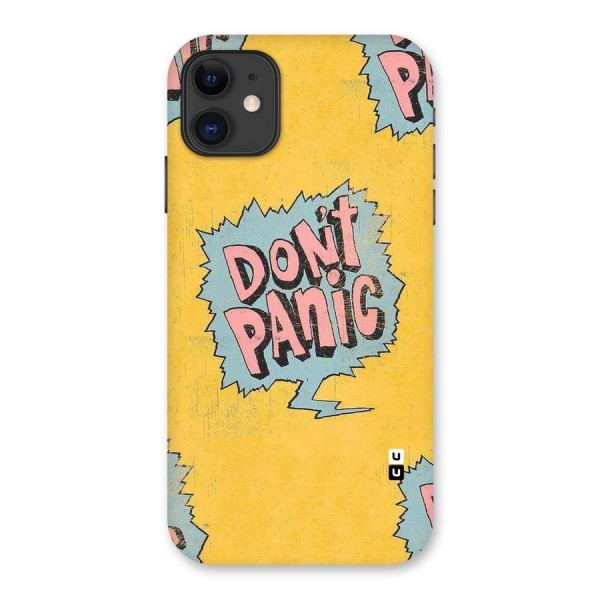 No Panic Back Case for iPhone 11