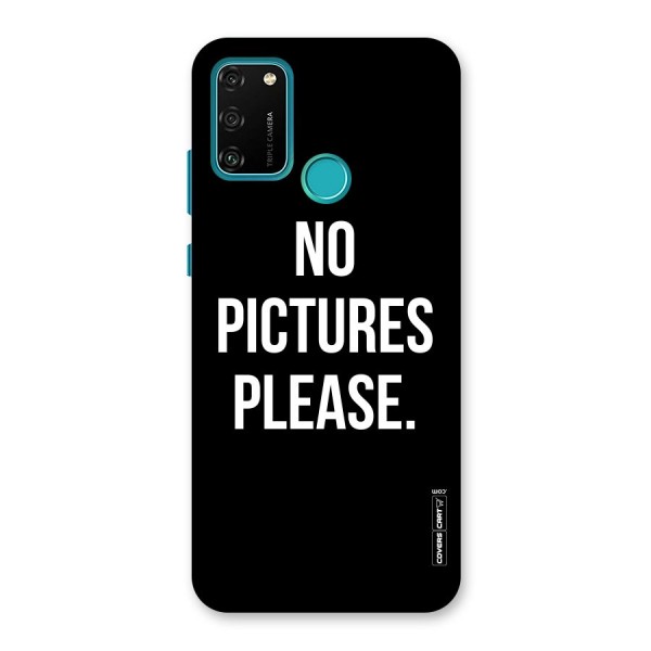 No Pictures Please Back Case for Honor 9A