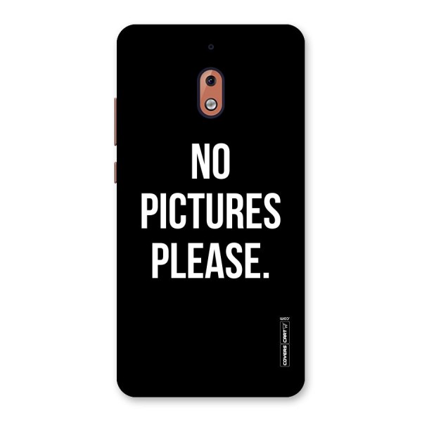 No Pictures Please Back Case for Nokia 2.1