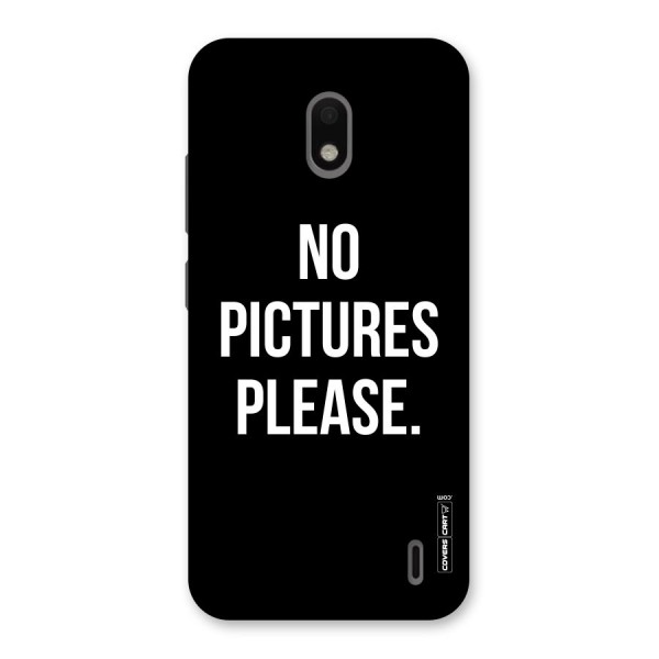 No Pictures Please Back Case for Nokia 2.2