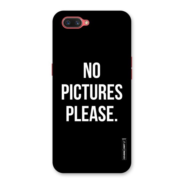 No Pictures Please Back Case for Oppo A3s