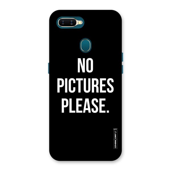 No Pictures Please Back Case for Oppo A7