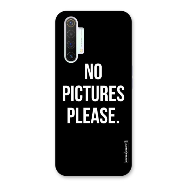 No Pictures Please Back Case for Realme X3