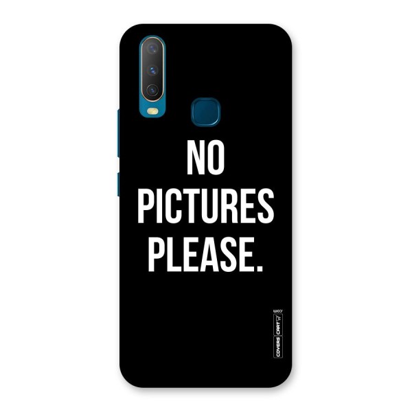 No Pictures Please Back Case for Vivo Y15