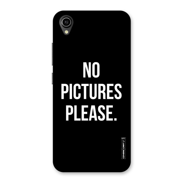 No Pictures Please Back Case for Vivo Y91i