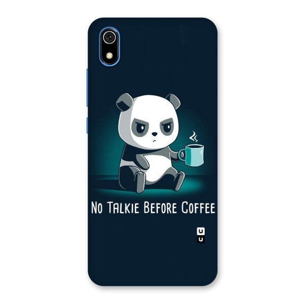 No Talkie Before Coffee Back Case for Redmi 7A