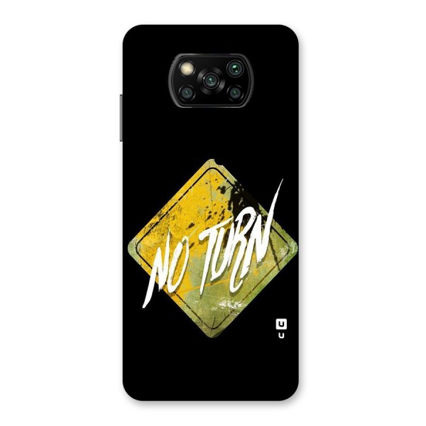 No Turn Back Case for Poco X3