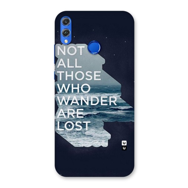 Not Lost Back Case for Honor 8X