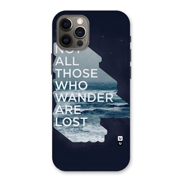 Not Lost Back Case for iPhone 12 Pro