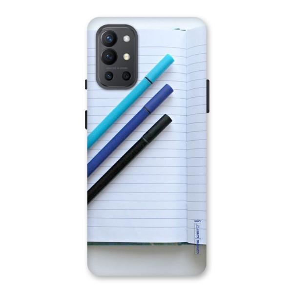 Notebook And Pens Back Case for OnePlus 9R