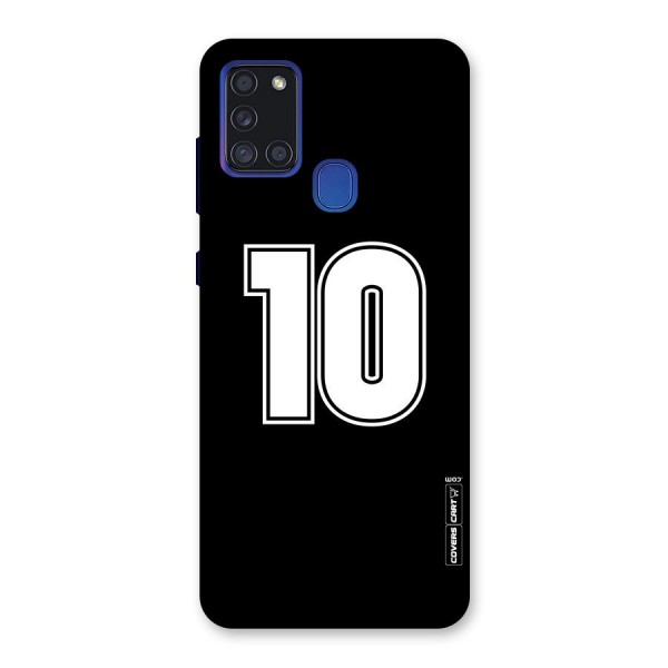 Number 10 Back Case for Galaxy A21s