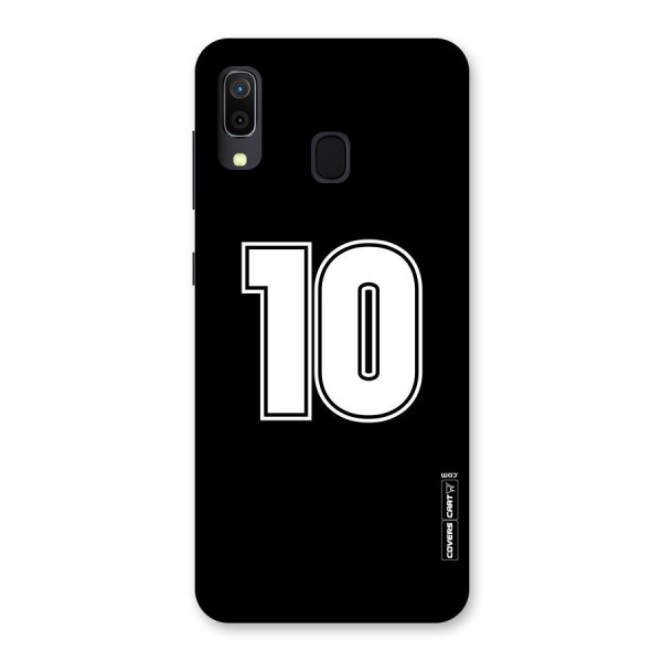 Number 10 Back Case for Galaxy A30