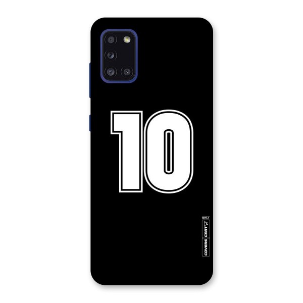 Number 10 Back Case for Galaxy A31