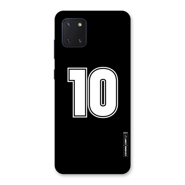 Number 10 Back Case for Galaxy Note 10 Lite