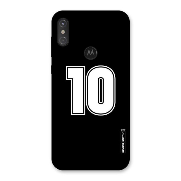 Number 10 Back Case for Motorola One Power
