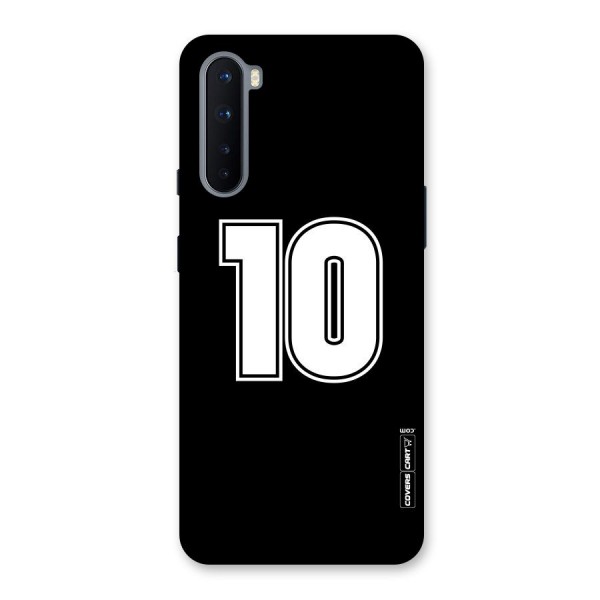 Number 10 Back Case for OnePlus Nord