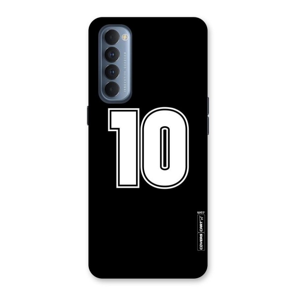 Number 10 Back Case for Reno4 Pro