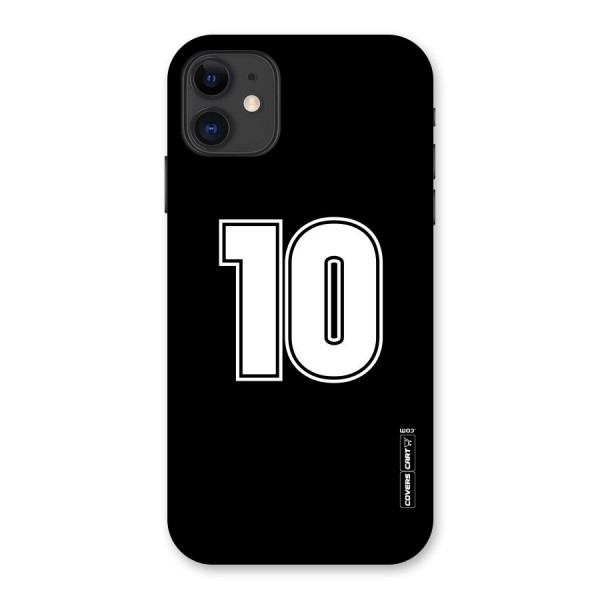 Number 10 Back Case for iPhone 11